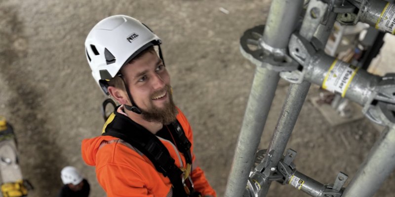 Neues Höhensicherungsgerüst für unsere PSAgA-Ausbildung