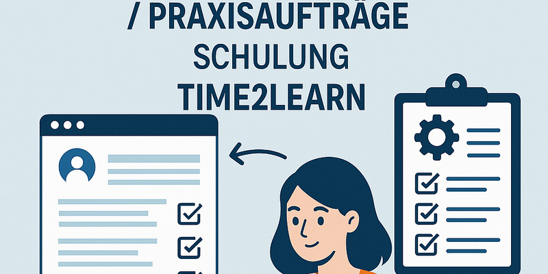 Digitale Lerndokumentation / Praxisaufträge, Schulung Time2learn